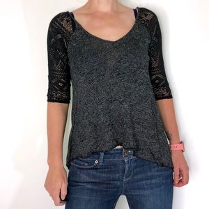 Hollister Lace Detail Boho Top